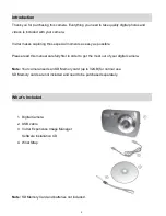 Preview for 3 page of Vivitar ViviCam 7122 User Manual