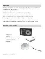 Preview for 3 page of Vivitar ViviCam 8018v2 User Manual