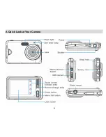 Предварительный просмотр 6 страницы Vivitar VIVICAM 8025 Owner'S Manual