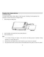 Предварительный просмотр 7 страницы Vivitar VIVICAM 8025 Owner'S Manual