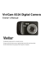 Vivitar ViviCam 8324 Owner'S Manual preview