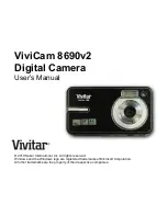 Preview for 1 page of Vivitar ViviCam 8690v2 User Manual