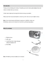 Preview for 3 page of Vivitar VIVICAM 9112 User Manual