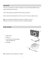 Предварительный просмотр 3 страницы Vivitar ViviCam 9114 User Manual