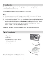 Preview for 3 page of Vivitar ViviCam F126v2 User Manual