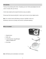 Preview for 3 page of Vivitar ViviCam F128 User Manual