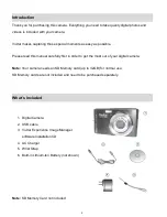 Preview for 3 page of Vivitar ViviCam F129 User Manual