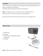 Preview for 3 page of Vivitar ViviCam F131 User Manual