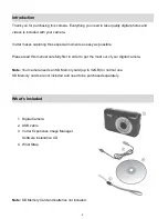 Preview for 3 page of Vivitar ViviCam F524 User Manual