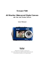 Vivitar Vivicam F526 User Manual preview