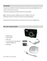 Preview for 3 page of Vivitar ViviCam F529 User Manual