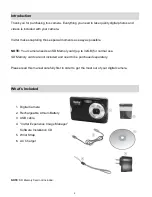 Preview for 3 page of Vivitar ViviCam S029 User Manual