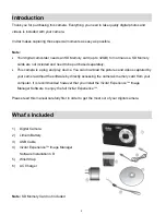 Preview for 3 page of Vivitar ViviCam S029v2 User Manual