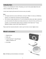 Preview for 3 page of Vivitar ViviCam S524 User Manual