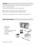 Preview for 3 page of Vivitar ViviCam S529 User Manual