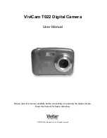 Vivitar ViviCam T022 User Manual preview