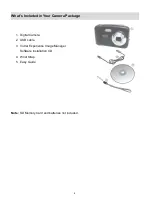 Preview for 5 page of Vivitar ViviCam T022 User Manual