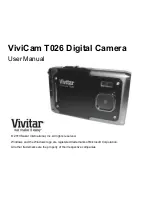 Preview for 1 page of Vivitar ViviCam T026 User Manual