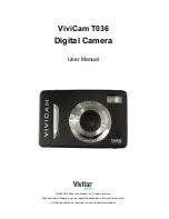 Preview for 1 page of Vivitar ViviCam T036 User Manual