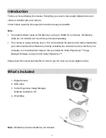 Preview for 3 page of Vivitar ViviCam T036 User Manual