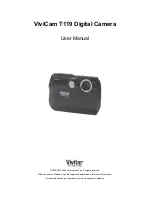 Vivitar ViviCam T119 User Manual preview