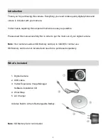 Preview for 3 page of Vivitar ViviCam T139 User Manual