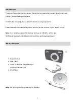 Preview for 3 page of Vivitar ViviCam T329 User Manual