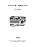 Vivitar ViviCam UJ10 User Manual preview