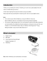 Preview for 3 page of Vivitar ViviCam X022v2 User Manual