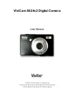 Preview for 1 page of Vivitar ViviCam X024v2 User Manual