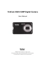 Preview for 1 page of Vivitar ViviCam X029-10MP User Manual