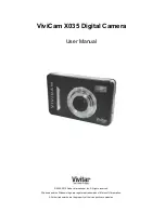 Vivitar ViviCam X035 User Manual предпросмотр