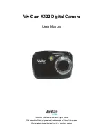 Preview for 1 page of Vivitar ViviCam X122 User Manual