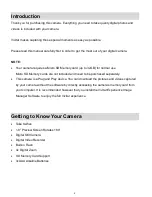 Preview for 3 page of Vivitar ViviCam XX14 User Manual