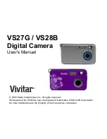 Vivitar VS27G, VS28B User Manual предпросмотр