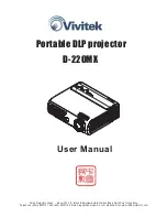 Vivitek D-220MX User Manual preview