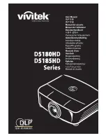 Preview for 1 page of Vivitek D5185HD Series User Manual