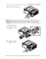 Предварительный просмотр 22 страницы Vivitek D5500 series User Manual