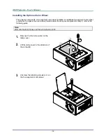 Предварительный просмотр 25 страницы Vivitek D5500 series User Manual