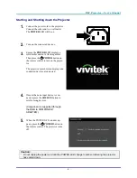 Предварительный просмотр 18 страницы Vivitek D7180 User Manual