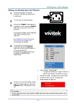 Предварительный просмотр 20 страницы Vivitek D75 Series User Manual