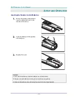 Предварительный просмотр 19 страницы Vivitek D75XXST Series User Manual