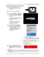 Предварительный просмотр 20 страницы Vivitek D75XXST Series User Manual