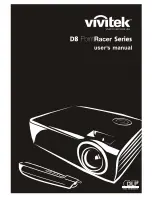 Vivitek D8 PointRacer Series User Manual preview