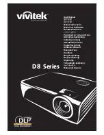 Preview for 1 page of Vivitek D8 Series User Manual