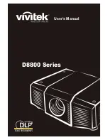 Vivitek D8010W User Manual предпросмотр