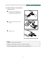 Preview for 18 page of Vivitek D825ES User Manual