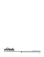 Предварительный просмотр 65 страницы Vivitek D851 User Manual