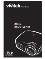 Vivitek D86 SERIES User Manual preview