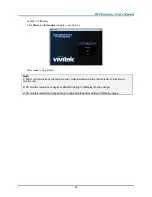 Предварительный просмотр 56 страницы Vivitek D863 User Manual